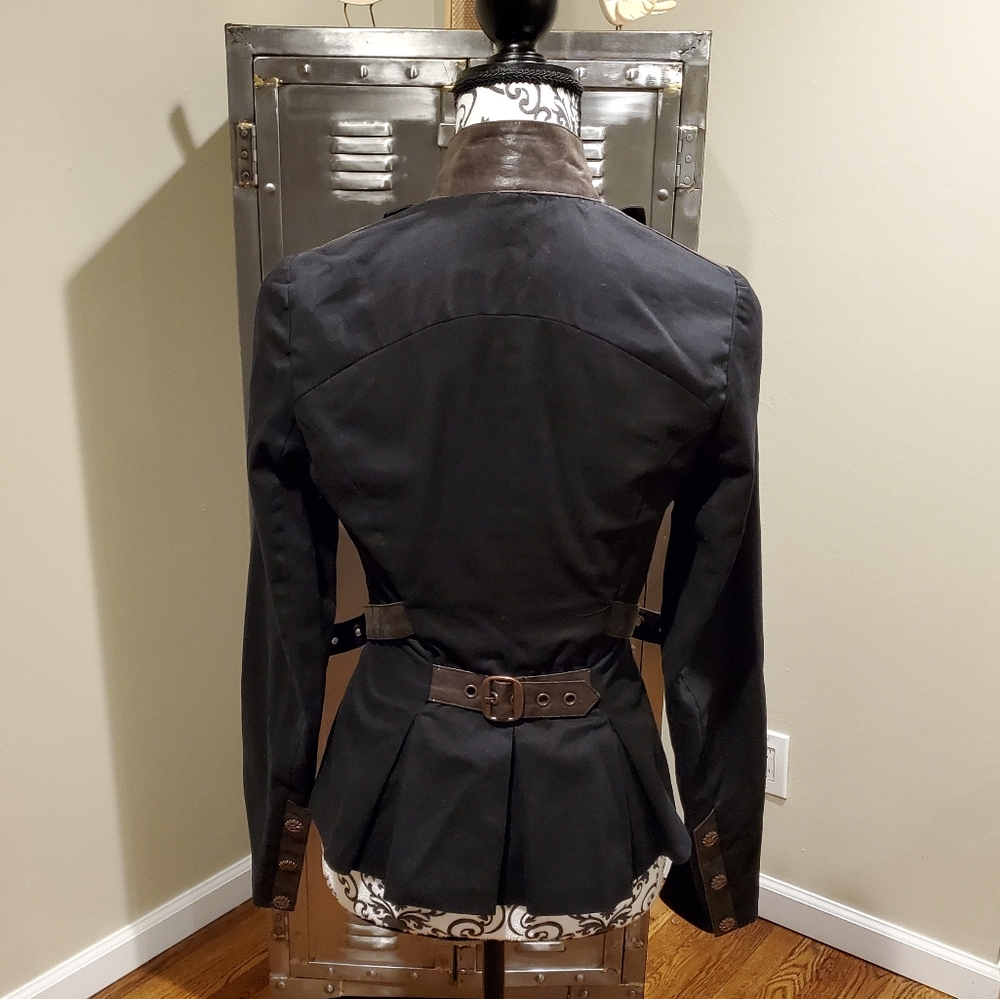 SOLD Lip Service Step in Time Steampunk Jacket - Picture 2 of 5